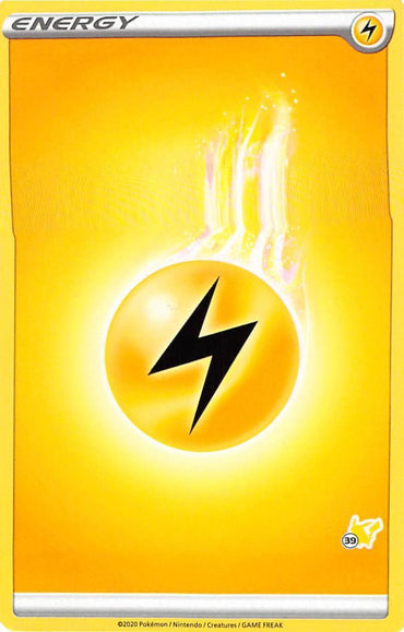 Lightning Energy (Pikachu Stamp #39) [Battle Academy 2022] (Online Only)