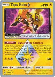 Tapu Koko Prism Star (51/181) (Pikarom Judge - Haruki Miyamoto) [World Championships 2019] (Online Only)