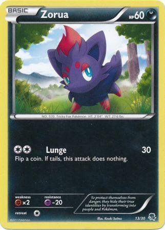 Zorua (13/30) [Black & White: Trainer Kit - Zoroark] (Online Only)