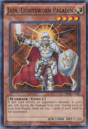 Jain, Lightsworn Paladin [BP03-EN042] Shatterfoil Rare (ONLINE ORDER ONLY)