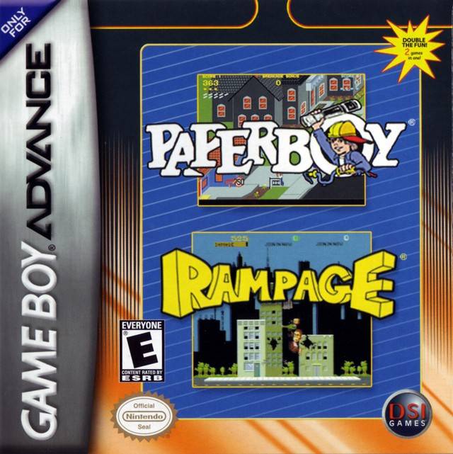 Paperboy / Rampage (Gameboy Advance) (ONLINE ORDER ONLY)