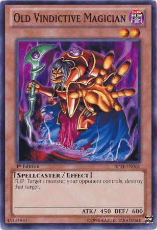 Old Vindictive Magician [BP01-EN060] Common (ONLINE ORDER ONLY)