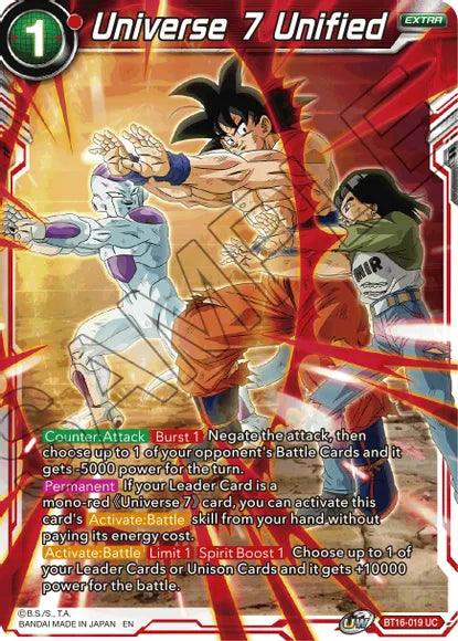 Universe 7 Unified (BT16-019) [Realm of the Gods] (ONLINE ORDER ONLY)