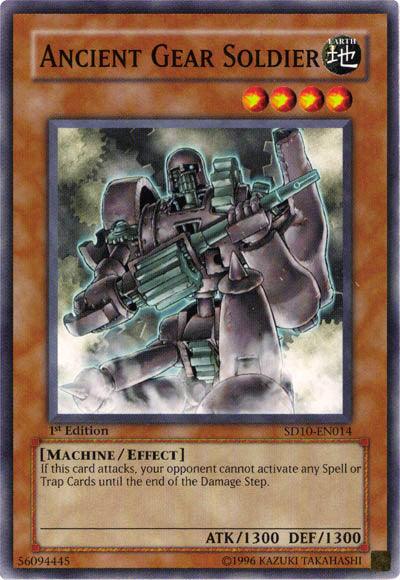 Ancient Gear Soldier [SD10-EN014] Common (ONLINE ORDER ONLY)