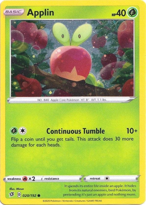 Applin (020/192) (Cosmos Holo) [Sword & Shield: Rebel Clash] (Online Only)