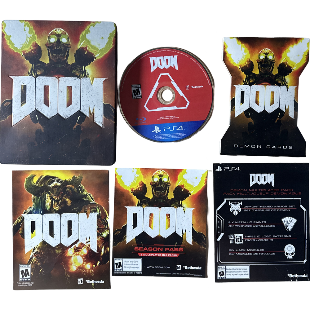 Doom - Steelbook Collector's Edition - PlayStation 4 (Online Order Only)