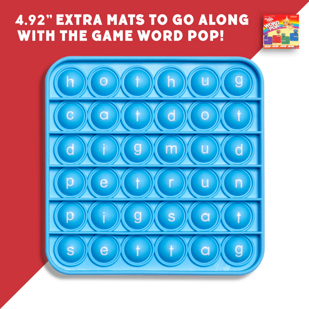 .6 Extra CVC Fidget Mats (Word Pop) (Online Order Only)