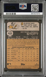 2022 TOPPS HERITAGE BRYSON STOTT  #605 - PSA 10 ROOKIE CARD (Online Order Only)