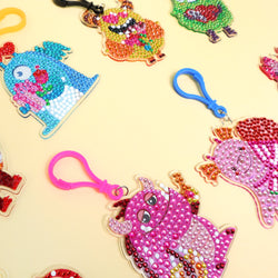 Adorable Keychains Diamond Art Kit – Monsters (Set of 15) (ONLINE ORDER ONLY)