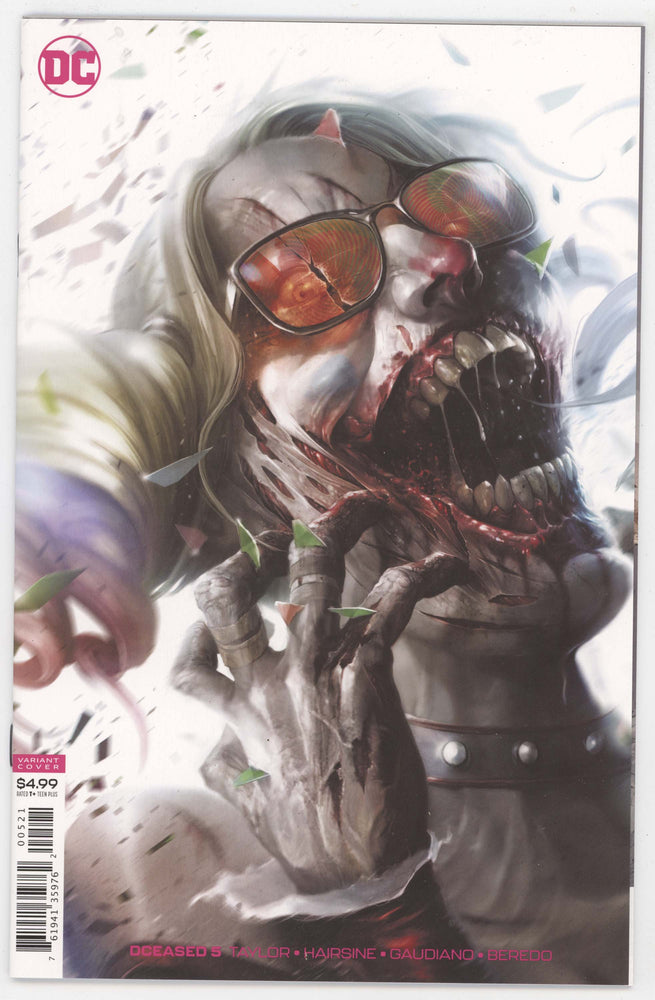 DCEASED #5 B (OF 6) Francesco Mattina CARD STOCK Variant Harley Quinn (10/02/2019) DC (ONLINE ORDER ONLY)