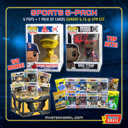 Sports 6-Pack + Bonus Card Pack Mystery Grail Box (Online Order Only)