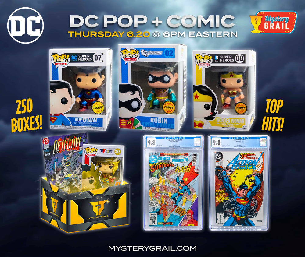 DC Pop + Comic - Mystery Grail Box (Online Order Only)