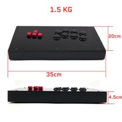 RAC-J800K Leverless Arcade Controller – Mechanical Keyboard All Button Fight Stick for PC/PS5/Xbox/Switch (Online Only)