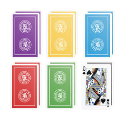 Regular Index 12 Cellophane-Wrapped Decks - Traditional Coated ACBL Bridge Playing Cards (ONLINE ORDER ONLY)