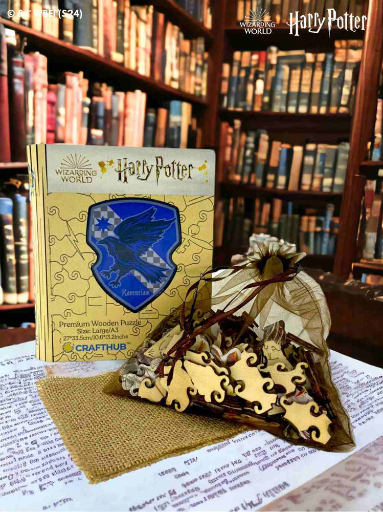 Harry Potter - Ravenclaw Crest - House Prides Wooden Jigsaw Puzzle (Online Order Only)