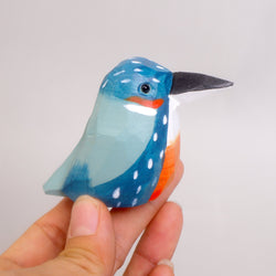 Hand-Carved Wooden Bird Figurine – Hummingbird (ONLINE ORDER ONLY)