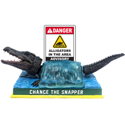 Chance the Snapper and Frank "Alligator" Robb Bobbleheads (ONLINE ORDER ONLY)