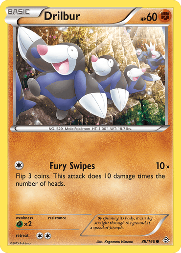 Drilbur (89/160) [XY: Primal Clash] (Online Only)
