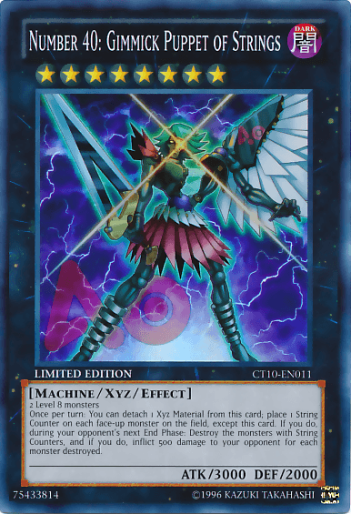 Number 40: Gimmick Puppet of Strings [CT10-EN011] Super Rare (ONLINE ORDER ONLY)