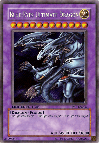 Blue-Eyes Ultimate Dragon [JMP-EN005] Secret Rare (ONLINE ORDER ONLY)