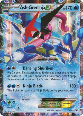Ash-Greninja EX (XY133) (Jumbo Card) [XY: Black Star Promos] (Online Only)