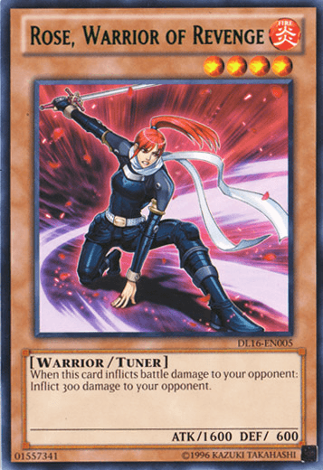 Rose, Warrior of Revenge (Green) [DL16-EN005] Rare (ONLINE ORDER ONLY)
