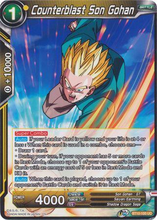 Counterblast Son Gohan (BT10-100) [Rise of the Unison Warrior 2nd Edition] (ONLINE ORDER ONLY)