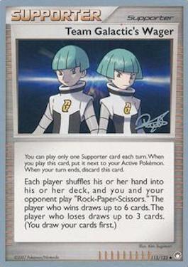 Team Galactic's Wager (115/123) (Bliss Control - Paul Atanassov) [World Championships 2008] (Online Only)