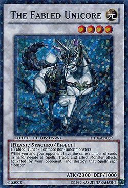 The Fabled Unicore [DT04-EN039] Super Rare (ONLINE ORDER ONLY)