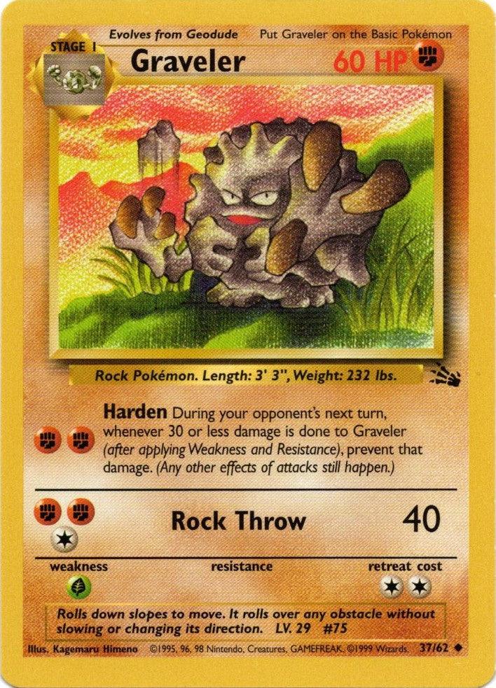 Graveler (37/62) [Fossil Unlimited] (Online Only)