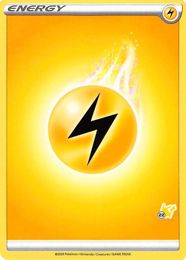 Lightning Energy (Pikachu Stamp #22) [Battle Academy 2022] (Online Only)