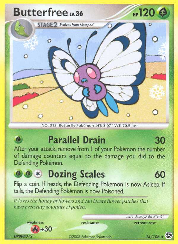 Butterfree (14/106) [Diamond & Pearl: Great Encounters] (Online Only)