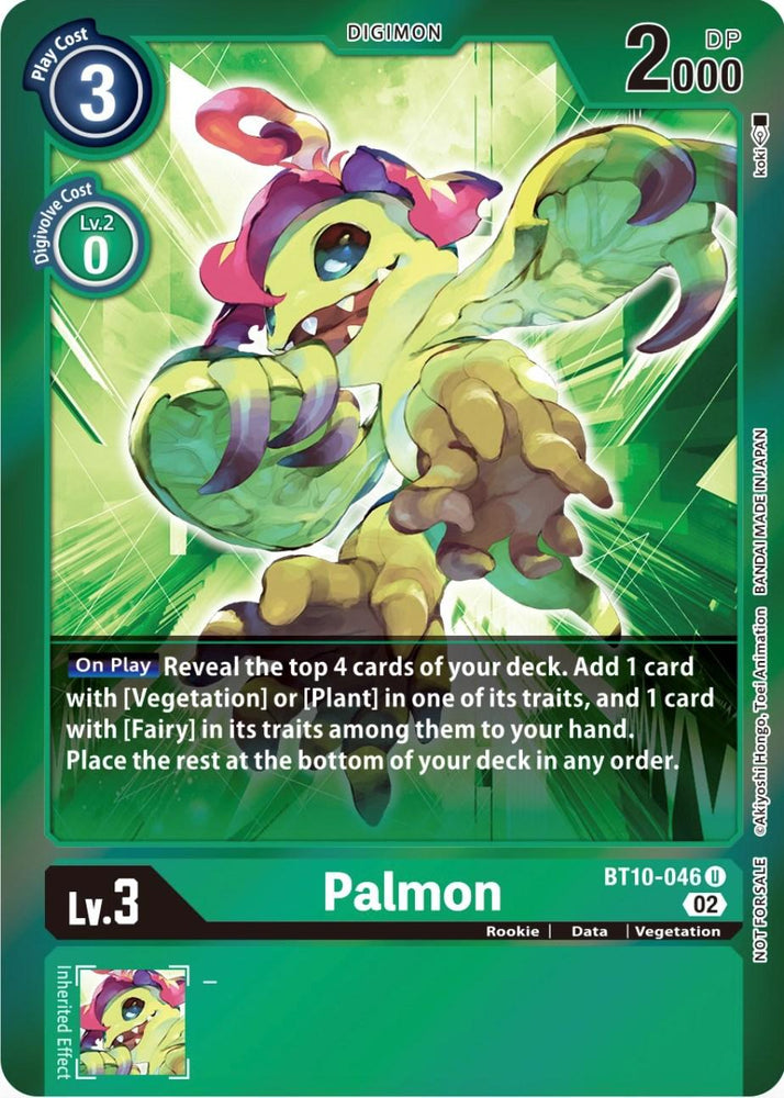Palmon [BT10-046] (Event Pack 4) [Xros Encounter Promos] (ONLINE ORDER ONLY)