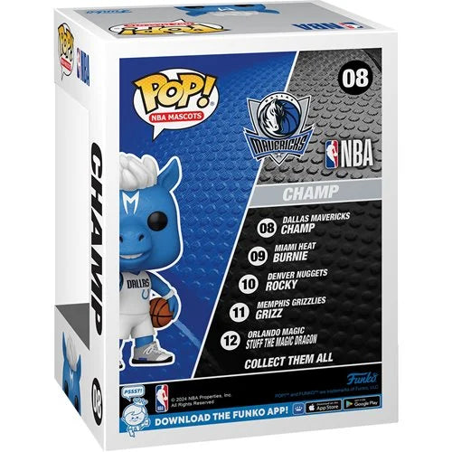 NBA Mascots Dallas Mavericks Champ Funko Pop! Vinyl Figure #08 (ONLINE ORDER ONLY)