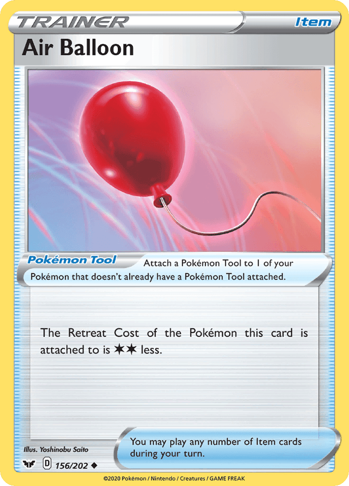 Air Balloon (156/202) [Sword & Shield: Base Set] (Online Only)