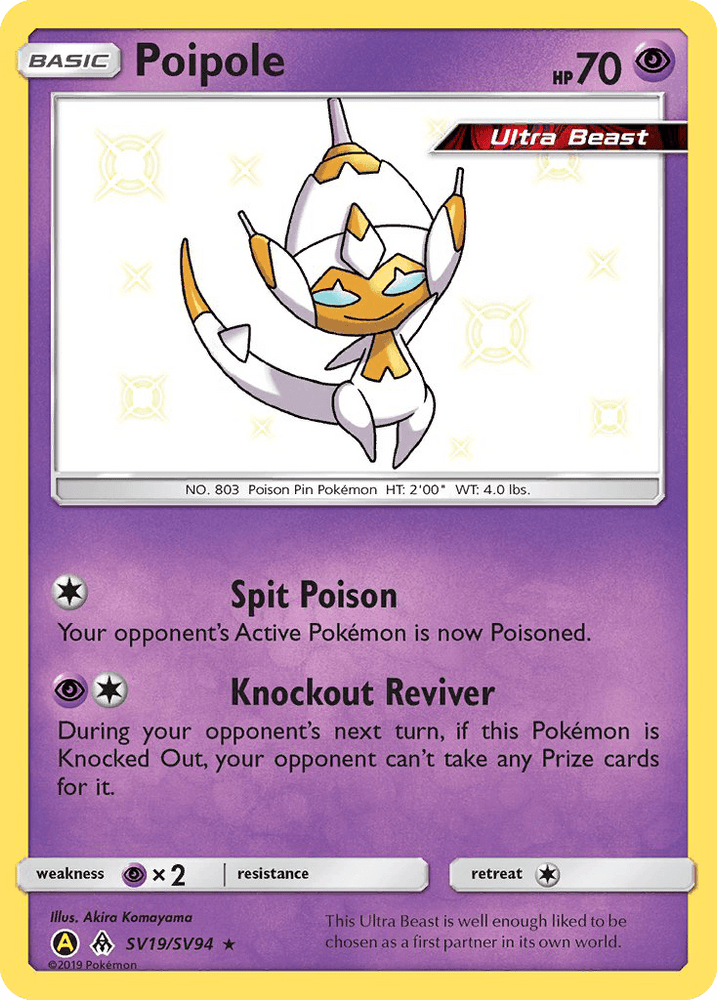 Poipole (SV19/SV94) [Sun & Moon: Hidden Fates - Shiny Vault] (Online Only)