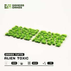 Gamers Grass Tufts: Alien Tufts- Toxic 6mm- Wild (ONLINE ORDER ONLY)