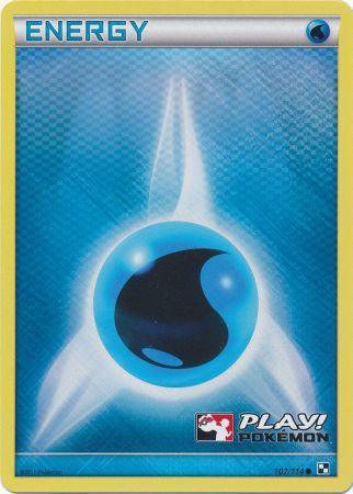 Water Energy (107/114) (Play Pokemon Promo) [Black & White: Base Set] (Online Only)
