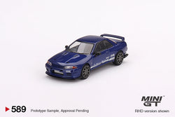 Mini-GT Nissan Skyline GT-R Top Secret VR32 Metallic Blue #589 1:64 MGT00589 (ONLINE ORDER ONLY)