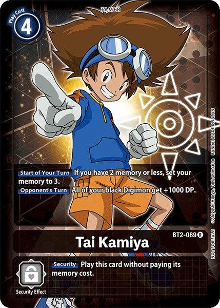 Tai Kamiya [BT2-089] (Official Tournament Pack Vol.3) [Release Special Booster Promos] (ONLINE ORDER ONLY)