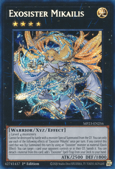 Exosister Mikailis [MP23-EN256] Prismatic Secret Rare (ONLINE ORDER ONLY)