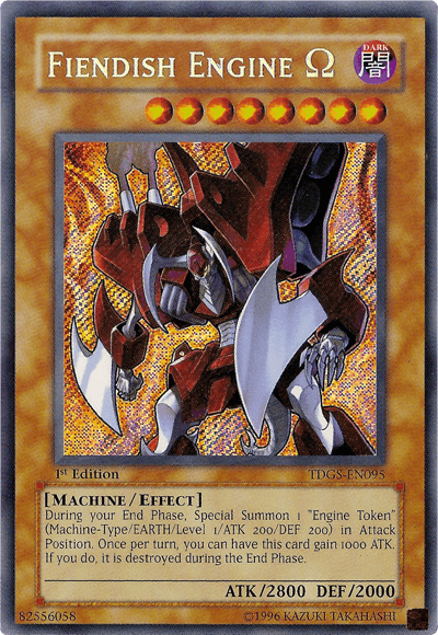 Fiendish Engine Omega [TDGS-EN095] Secret Rare (ONLINE ORDER ONLY)