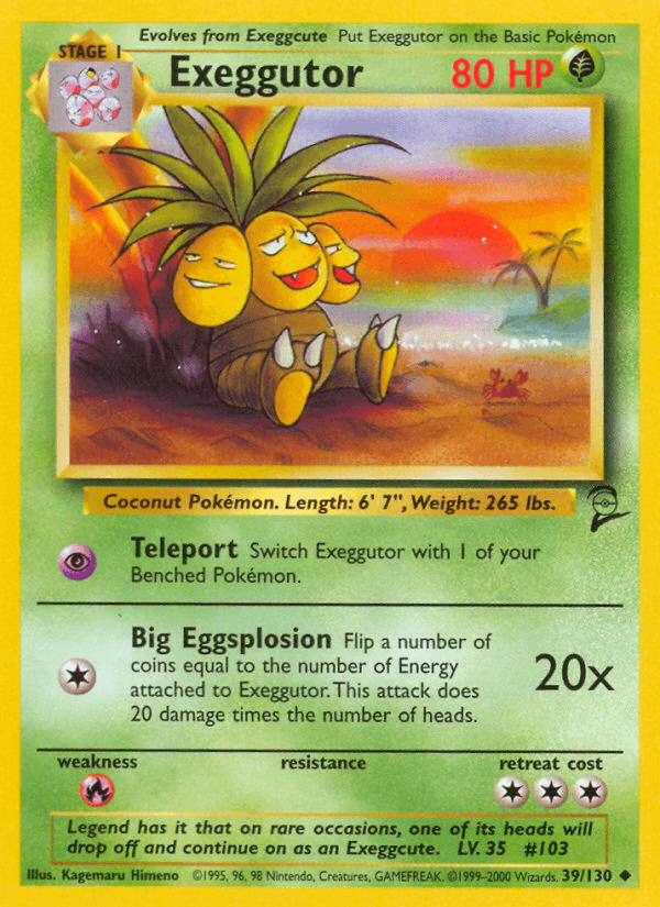 Exeggutor (39/130) [Base Set 2] (Online Only)