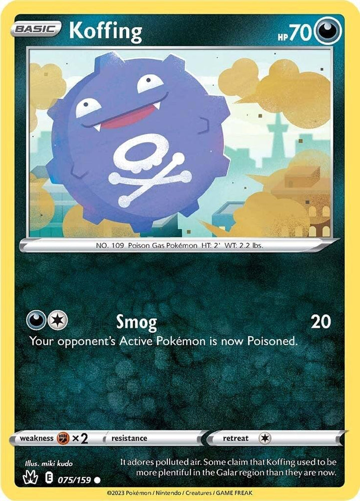 Koffing (075/159) [Sword & Shield: Crown Zenith] (Online Only)