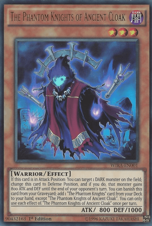 The Phantom Knights of Ancient Cloak [WIRA-EN001] Ultra Rare (ONLINE ORDER ONLY)