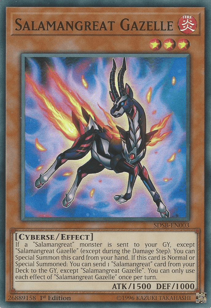 Salamangreat Gazelle [SDSB-EN003] Super Rare (ONLINE ORDER ONLY)