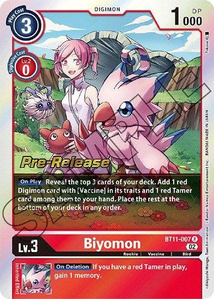 Biyomon [BT11-007] [Dimensional Phase Pre-Release Promos] (ONLINE ORDER ONLY)