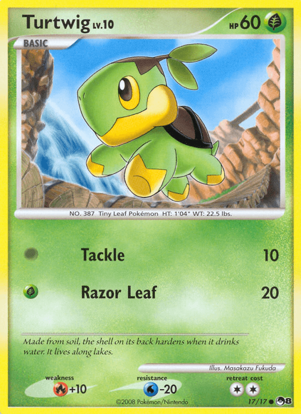 Turtwig (17/17) [POP Series 8] (Online Only)