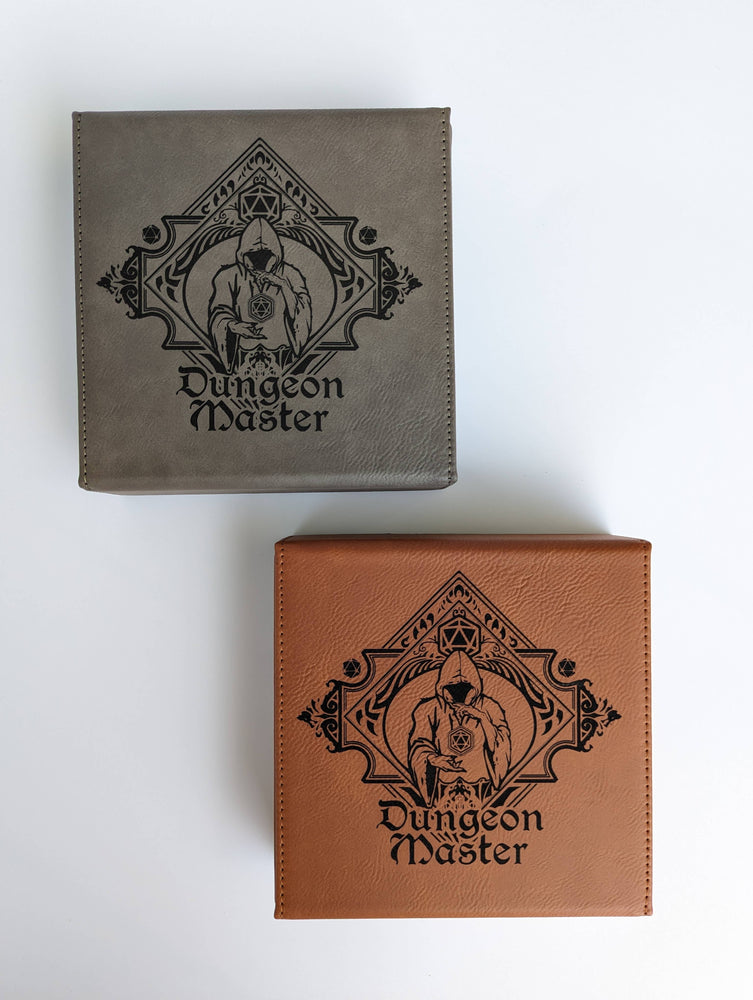 The Fate Twister - D&D - Vegan Leather Dice Box (ONLINE ORDER ONLY)