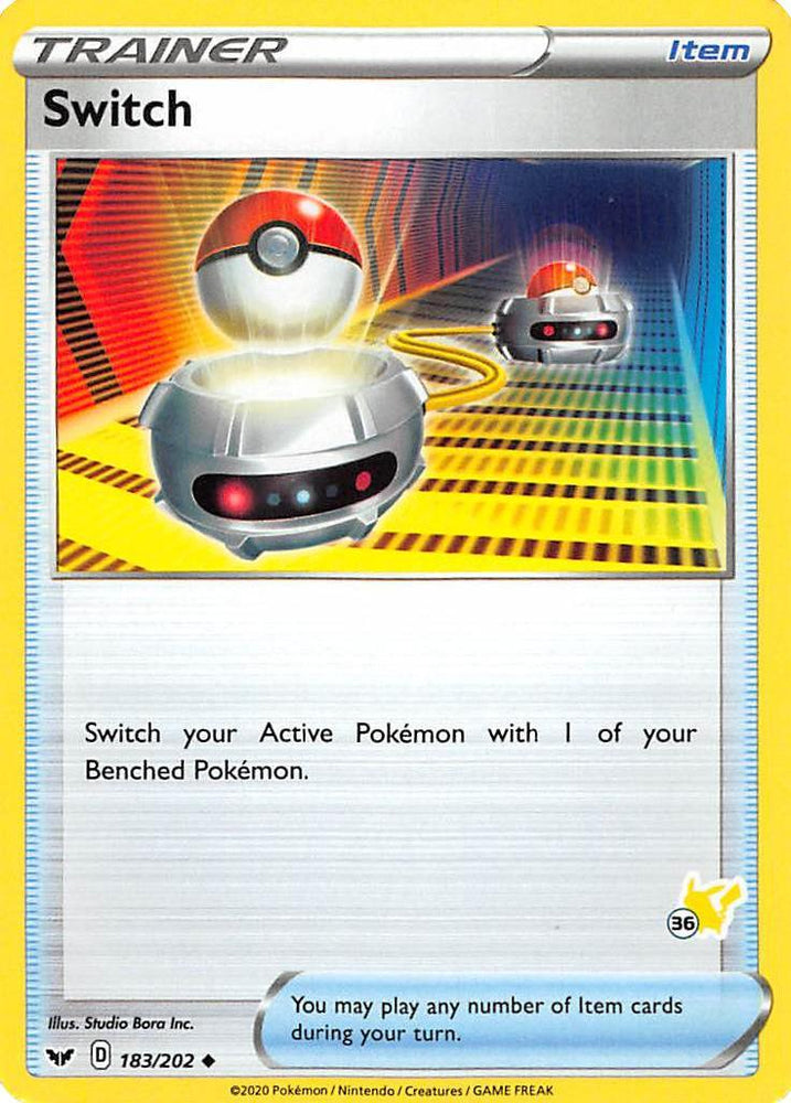 Switch (183/202) (Pikachu Stamp #36) [Battle Academy 2022] (Online Only)